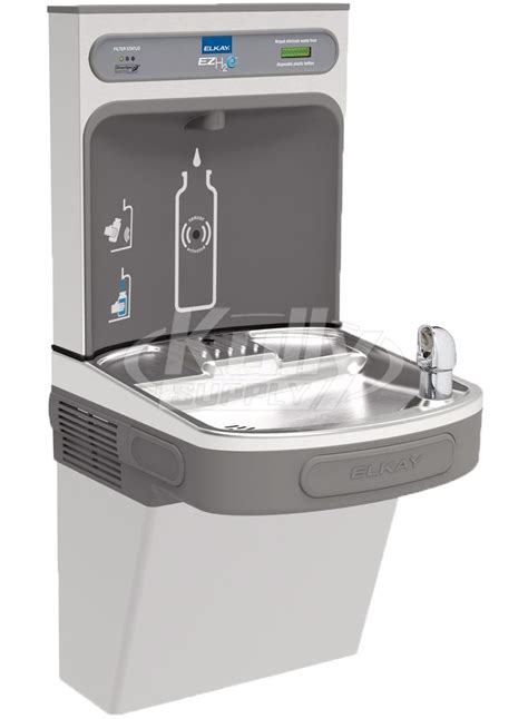 Elkay Ezh2o Lzs8wsvrsk Filtered Stainless Steel Drinking Fountain With