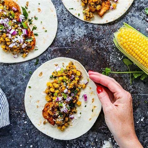 Mexican Street Corn Chicken Tacos Put A Fun Twist On Grilled Mexican