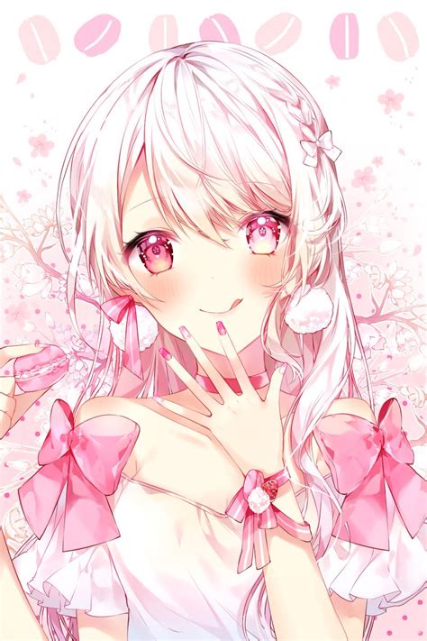 Beautiful Kawaii Pink Anime Girl