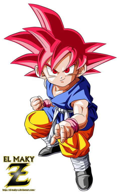 10 best dragon ball z video games. Kid Goku GT Super Saiyan God by el-maky-z on DeviantArt