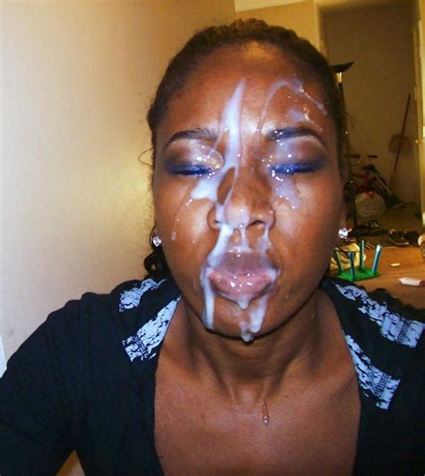 Black Babes Sprayed With Man Juice Pic Of