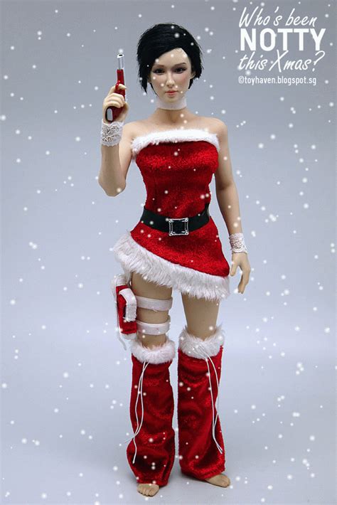 Toyhaven Review Dollsfigure 1 6 Sexy Female Xmas Full Costume Set On Phicen Seamless Female Body