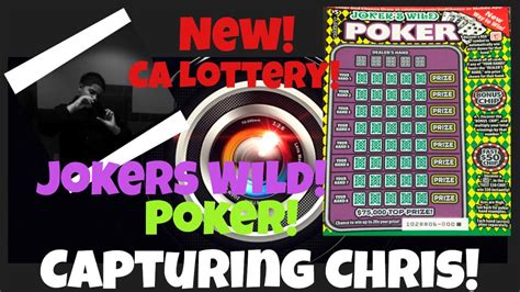 I've got a fun ticket today! New Ca Lottery Ticket ! Jokers Wild Poker ! - YouTube