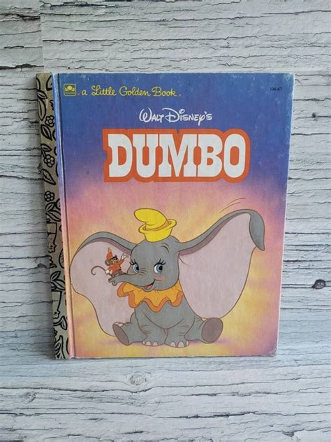 Dumbo A Little Golden Book 1988 Walt Disney Disney Classic Etsy