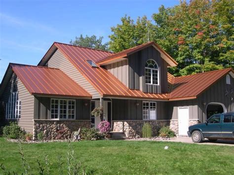 Copper Penny Home Coated Metals Group Copper Roof House Metal Roof
