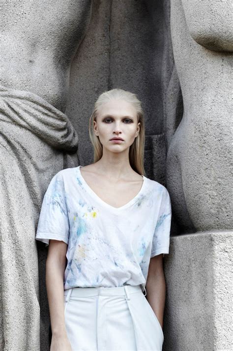 Yulia Lobova By Emily Laye In Statue Blanc For Fashion Gone Rogue