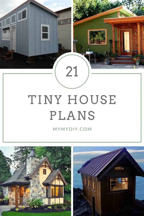 21 Diy Tiny House Plans Free Mymydiy Inspiring Diy Projects