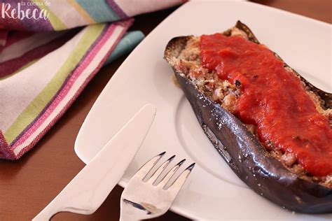 La Cocina De Rebeca Berenjenas Rellenas De Carne