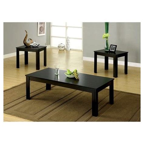 Which coffee table is best. Bosley Modern Accent Table Set Black - miBasics | 3 piece ...