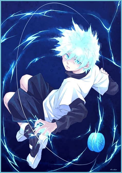 Killua Godspeed Iphone Killua Zoldyck Killua Killua Minimalist Hd