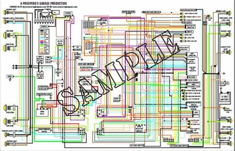 COLOR Wiring Diagram 11x17 for 1965 Chevrolet GMC C10 C15 ...
