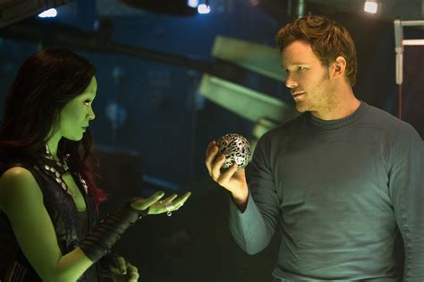 Guardians Of The Galaxy Quill And Gamora With Orb Geek Girl Pen Pals