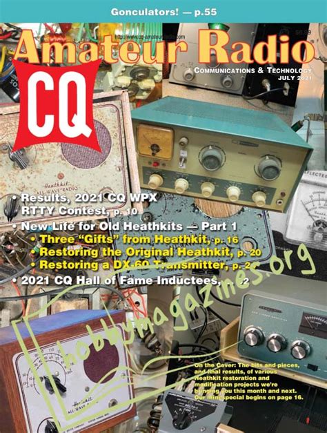 Cq Amateur Radio July 2021 Download Digital Copy Magazines And Books In Pdf