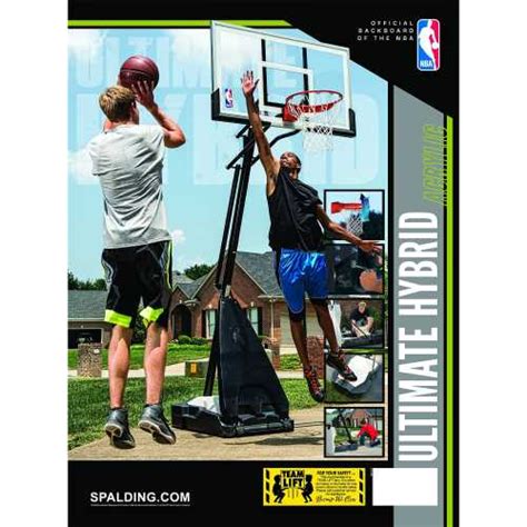 Spalding 60 Inch Acrylic Portable Basketball Hoop Model 7u1