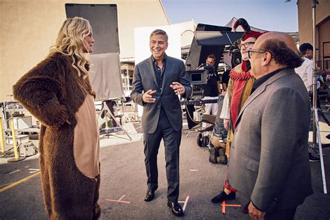 George Clooney On The Set Of The New Nespresso Experience A Cup Above
