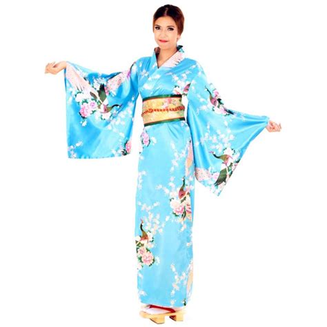 Blue Yukata Dress Kimono Dresses