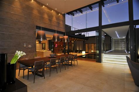Kitchen view inside modern villa. architecture house contemporary luxury | Interior design ...