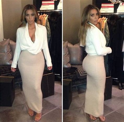 Shocking Photos That Prove Kim Kardashians Butt Is Fake Thatviralfeed