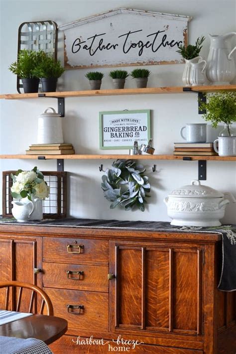 Affordable selection of buffet tables & sideboards for sale online at low prices. Tried and True Tips for Decorating Shelves for Winter ...