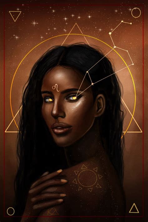 Leo Female 🦁 Zodiac Leo Art Astrology Art Goddess Art