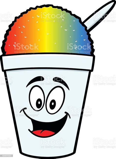 Shaved Ice Mascot Stock Illustration Download Image Now Snow Cone