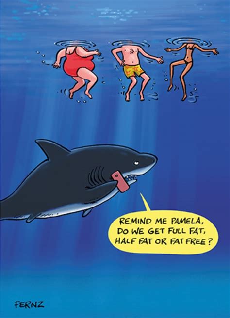 Also, it would be impolite if you do not reply back. Shark Diet Funny Birthday Greeting Card | Cards
