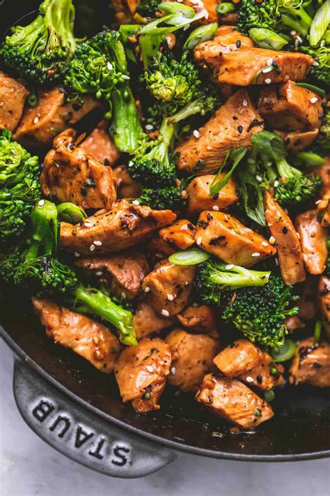 Toss the ingredients from the centre to the side of the wok using a wooden spatula. Chicken and Broccoli Stir Fry | Creme De La Crumb
