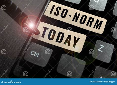 Inspiration Showing Sign Iso Norm Word Written On An Accepted Standard
