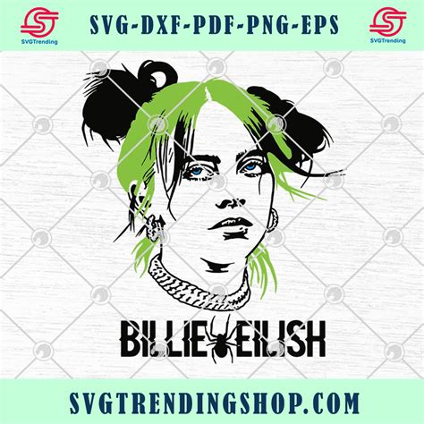 Billie Eilish Spider Svg Png Eps Dxf Cricut File Silhouette Art Sexiz Pix