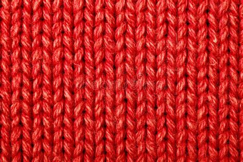 Red Woolen Texture Stock Photo Image Of Cloth Abstract 10703506