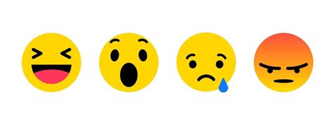 Emoticons Isolated Set Laugh Sad Angry Emojis Set 3474687 Vector Art