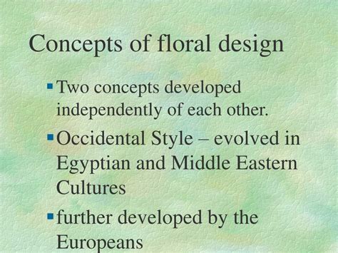 Ppt History Of Floral Design Powerpoint Presentation Free Download