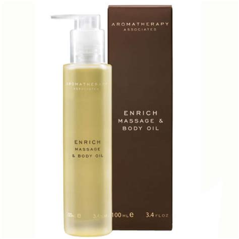 Aromatherapy Associates Enrich Massage And Body Oil 100ml Buy Online Skinstore