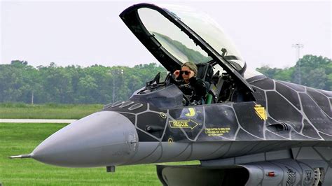 F 16 Viper Pilot Aimee Rebel Fiedler Demo Mcguire Afb Airshow 2023