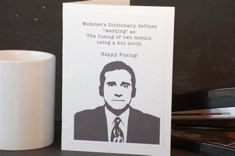 The Office Inspired Wedding Card Etsy The Office Wedding Wedding