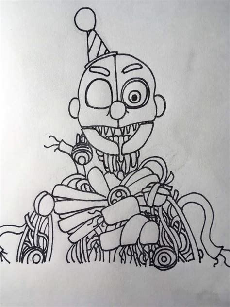 Fnaf Ennard Coloring Pages Pin By Robert Marriott On ♡art♡ Bodwelwasung