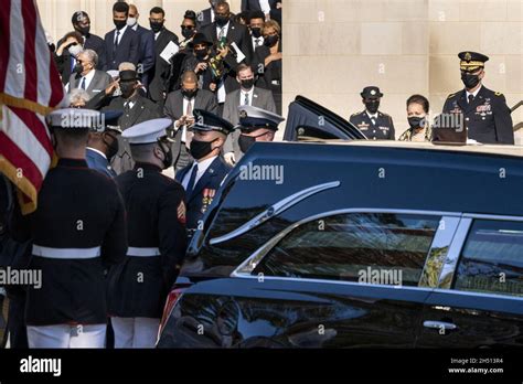 Washington DC, USA. 05th Nov, 2021. Alma Powell, wife of Secretary of