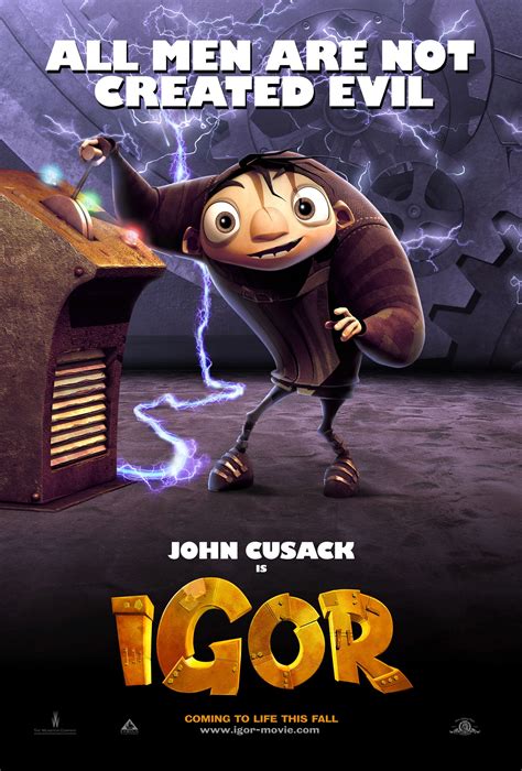 Igor 2008 Animated Movies Cartoon Movies Movie Posters