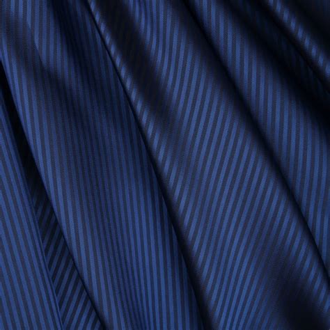 Lining Blue Stripe Bloomsbury Square Dressmaking Fabric