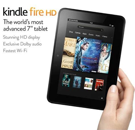 Amazon Kindle Fire Hd The Worlds Most Advanced 7 Tablet The