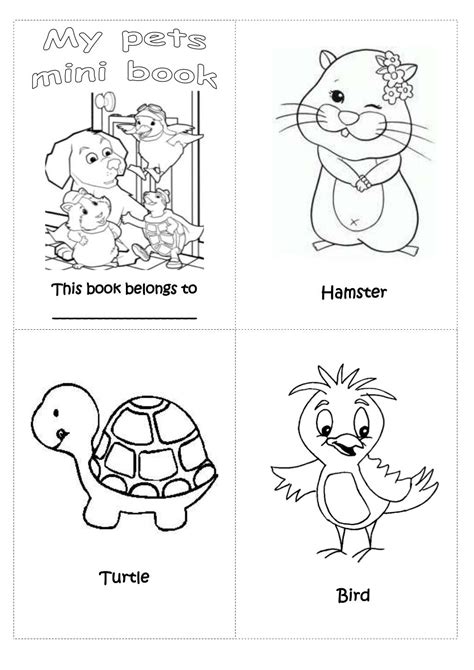 Pets Mini Book Preschool Pets Preschool Preschool Pets