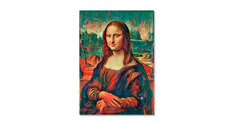 Cuadro Mona Lisa Colores Envío Gratis A Todo El País