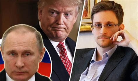 Snowden Says Hes Not Afraid Over Claims Putin Will Hand Him To Trump World News Uk