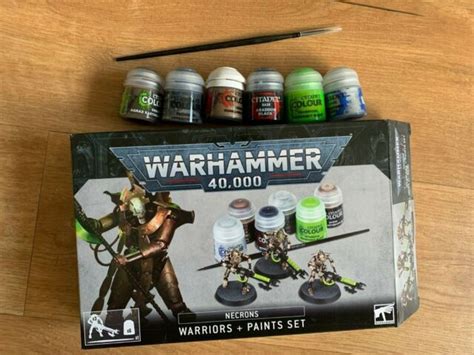 Games Workshop Warhammer 40k Necrons Warriors Paint Set For Sale Online