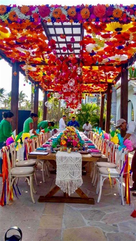 72 Sweet Garden Wedding Decor Ideas To Try Mexican Party Theme