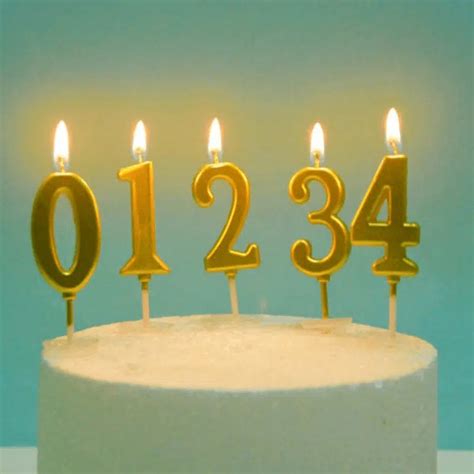 Number Candles Gold Customised Helium Balloon Delivery Singapore