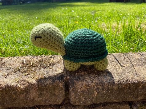Crochet Turtle Amigurumi Turtle Crochet Toy Turtle Plushie Etsy