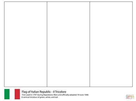 Check spelling or type a new query. Flag of Italy | Super Coloring | Flag coloring pages, Free ...