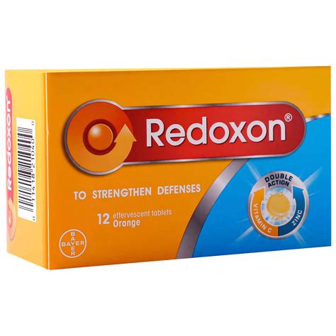 Comprar Redoxon Doble Acción Vitamina C 1g Zinc 10 Mg Caja X 12