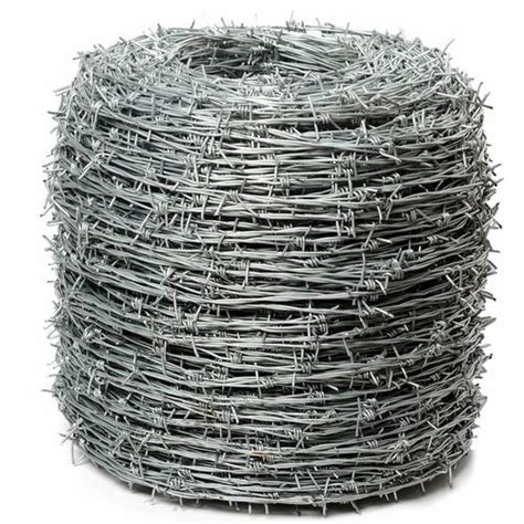 Mild Steel Galvanized Fencing Gi Barbed Wire Wire Diameter 200 250 Mm At Rs 80kg In Ahmedabad